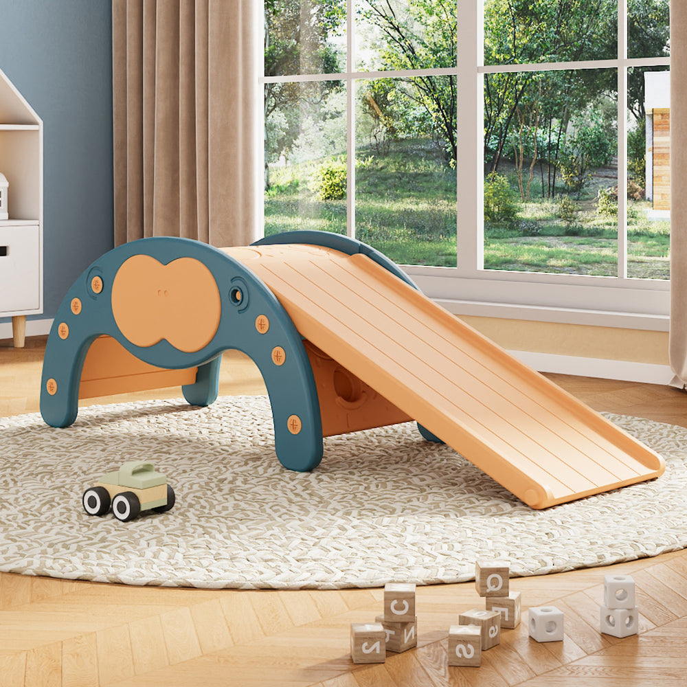 Indoor Climbing Frame Set with One Dual-Sided Slide