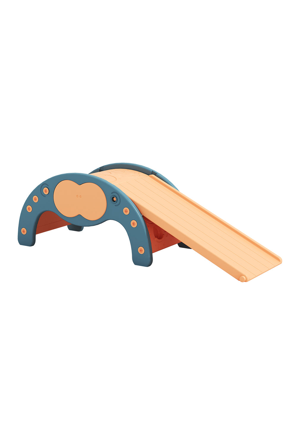 Indoor Climbing Frame Set with One Dual-Sided Slide
