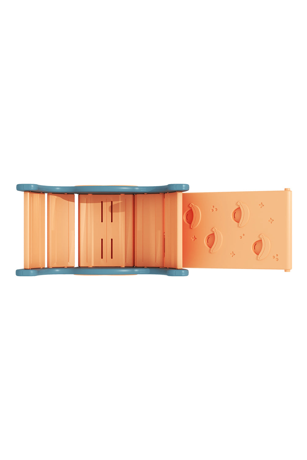 Indoor Climbing Frame Set with One Dual-Sided Slide