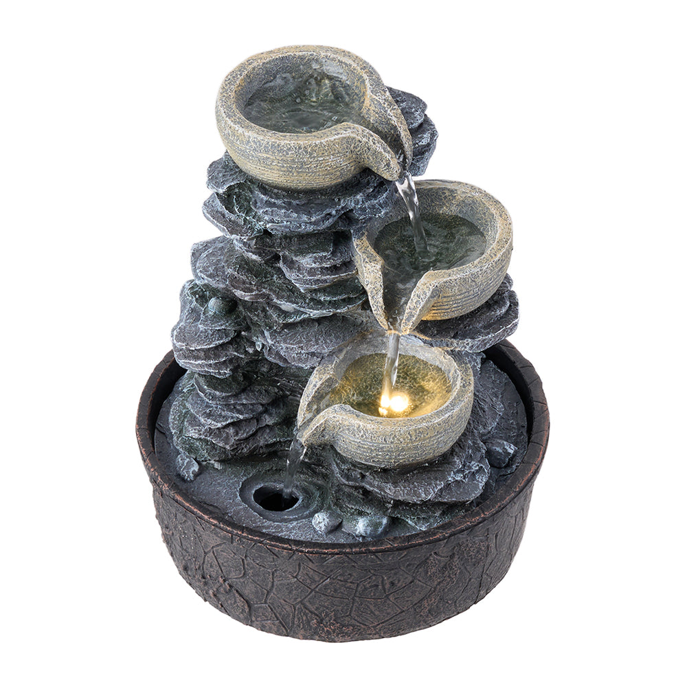 Desktop Water Fountain with LED Lights