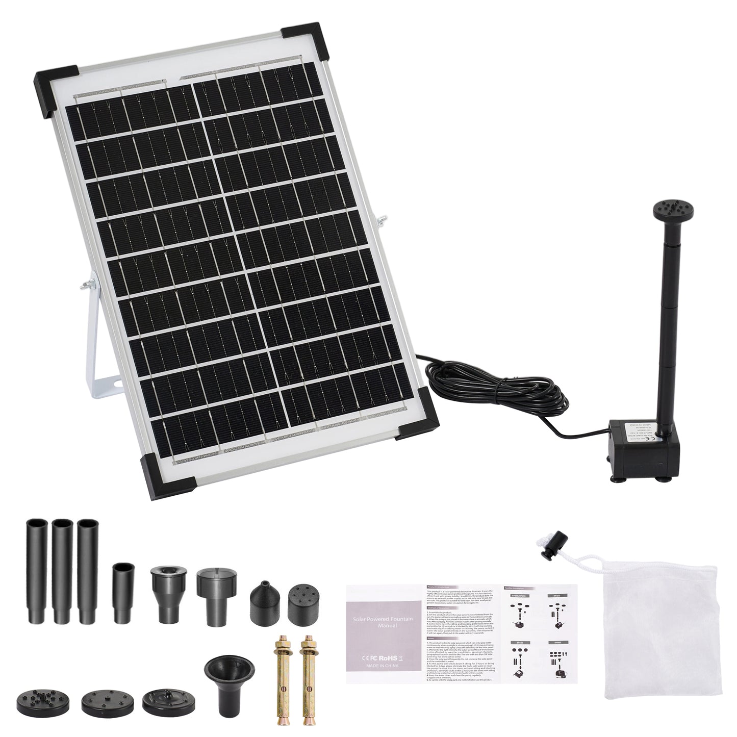 10W Solar Fountain Pump