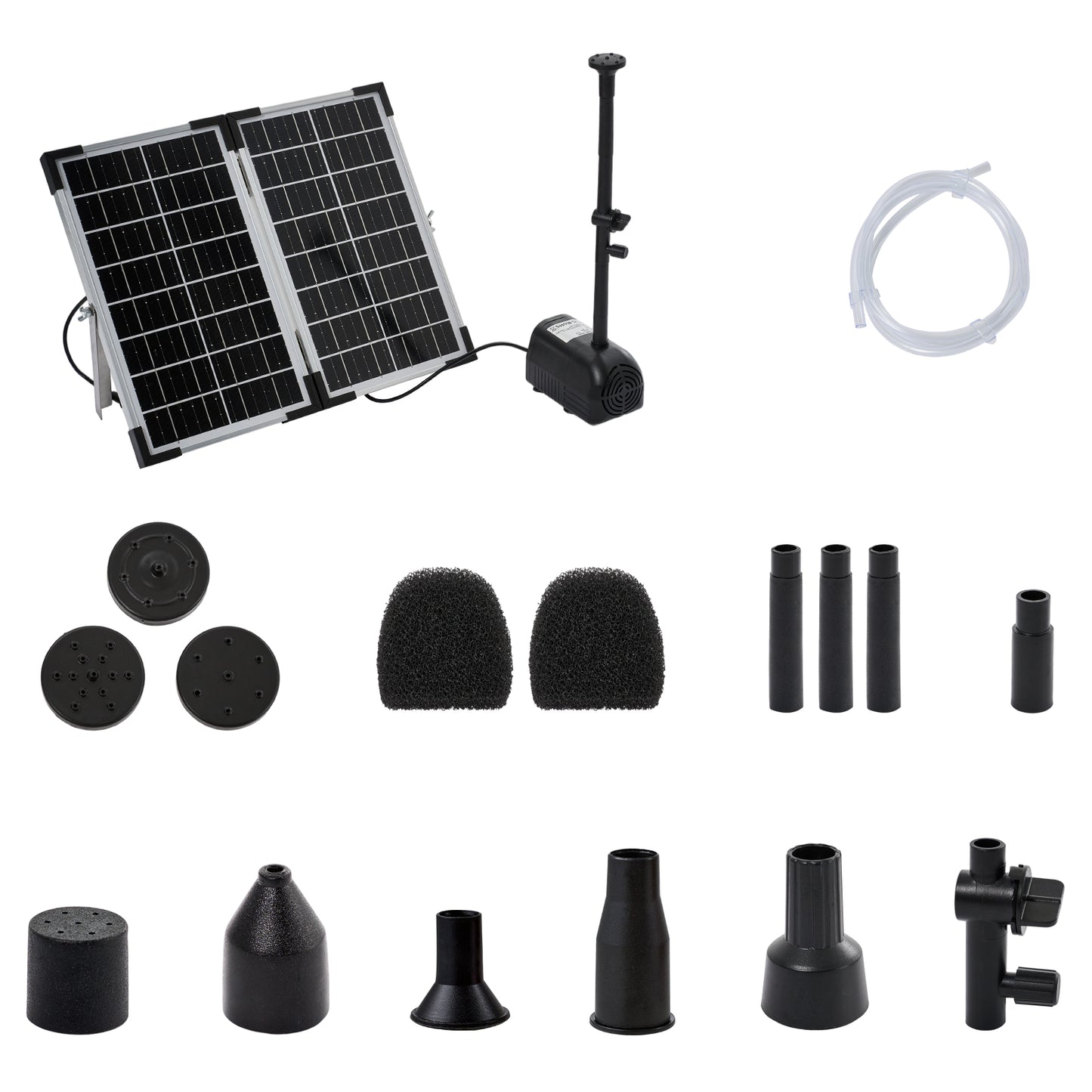 20W Outdoor Solar Fountain Pump Kit