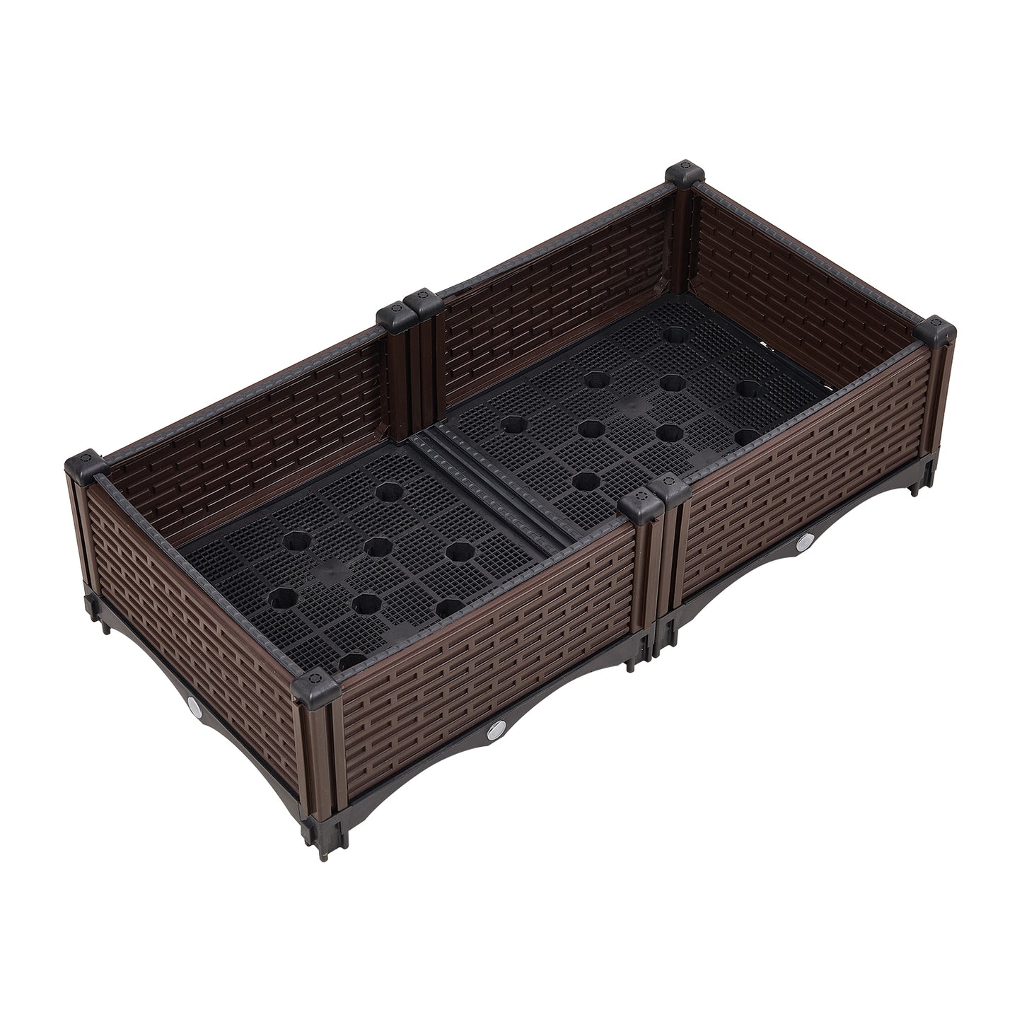 Plastic Raised Garden Bed Planter Box