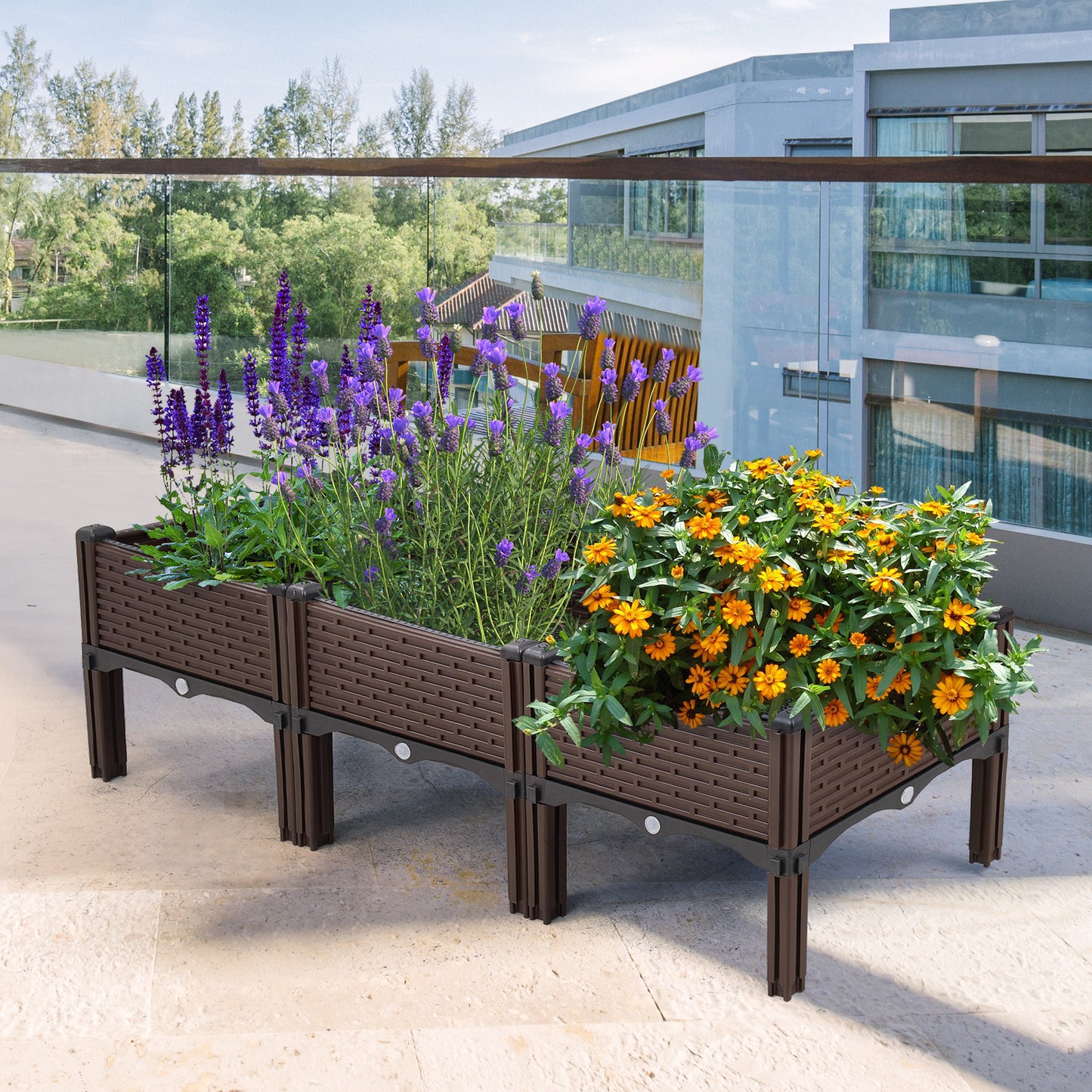 Raised Garden Bed – Durable Plastic Planter