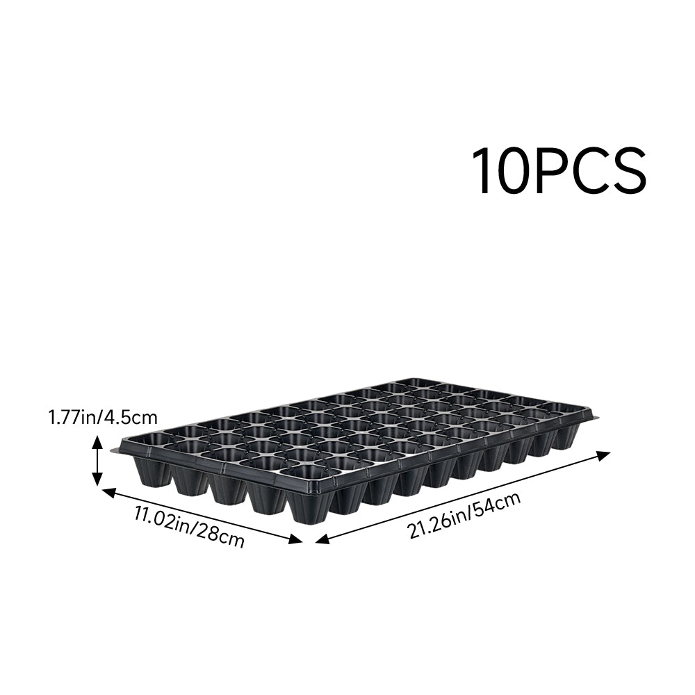 10 Pcs Thick Durable 50 Cell Seedling Tray