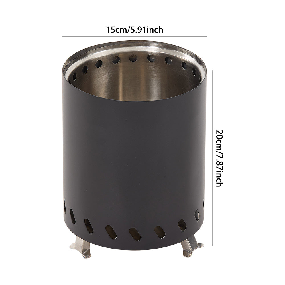 Portable Tabletop Fire Pit with Ash Grate