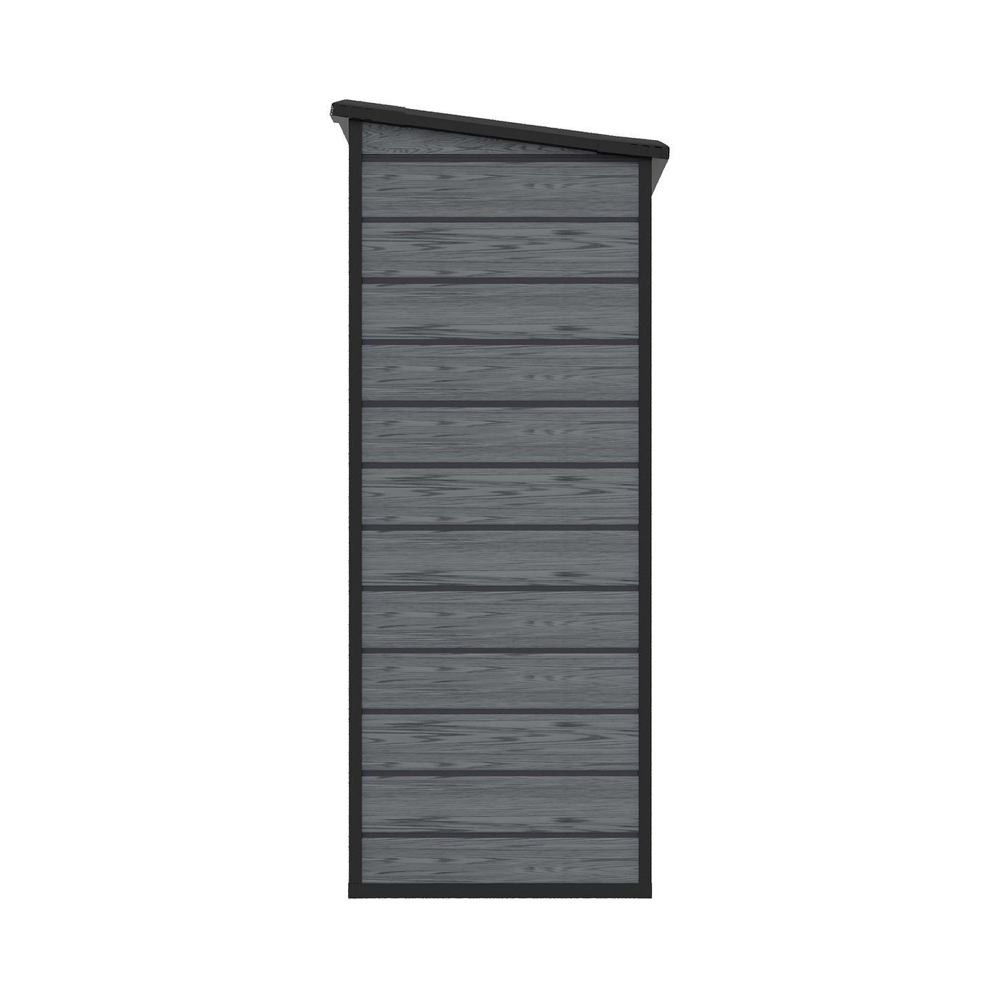 5X3FT Plastic Garden Storage Shed with Lockable Door