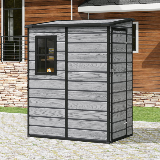 5 x 4FT Outdoor Plastic Storage Shed