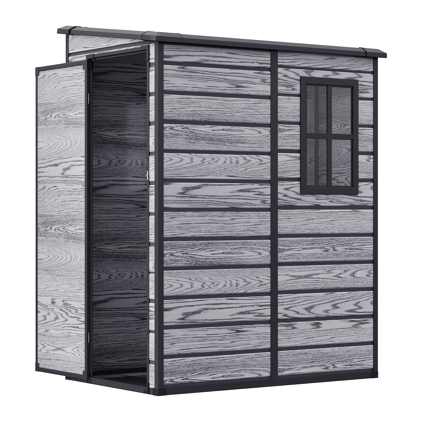 5 x 4FT Outdoor Plastic Storage Shed