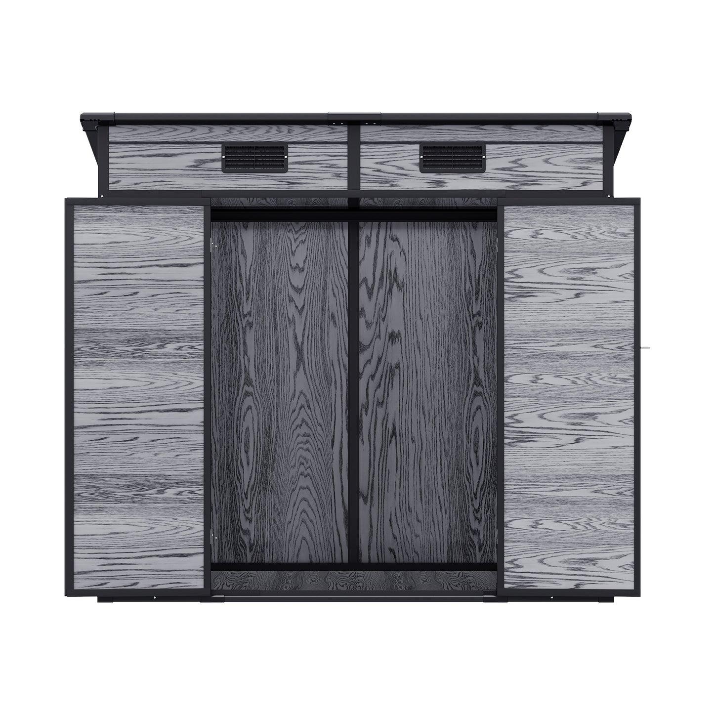 6x4FT Outdoor Plastic Garden Storage Shed