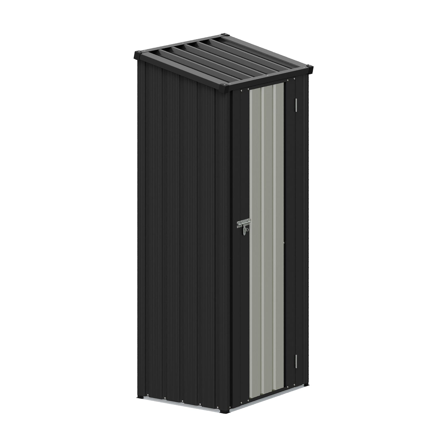 2.6X1.8FT Storage Cabinet Metal Garden Shed with Lockable Door