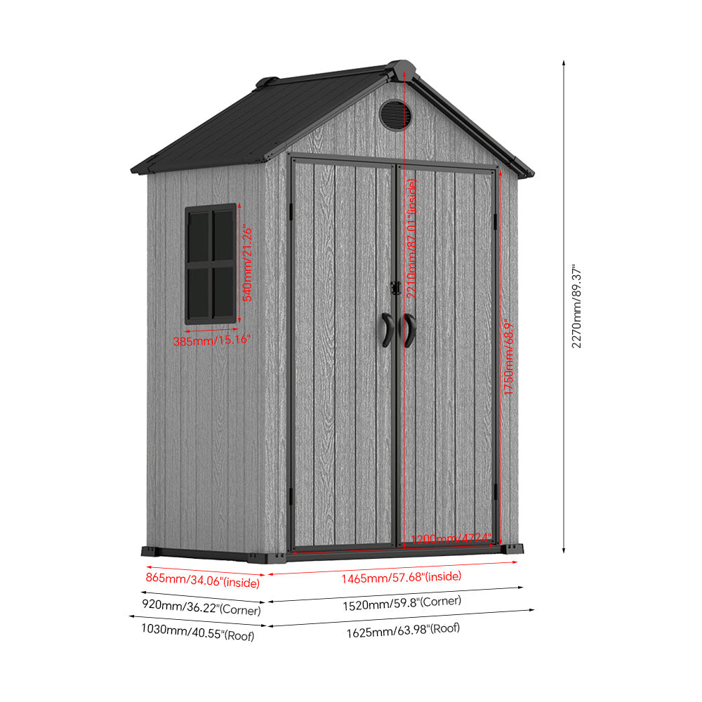 Apex Roof Garden Tool Shed