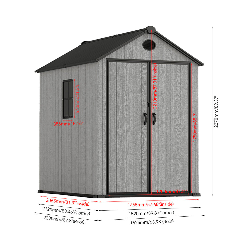 Apex Roof Garden Tool Shed