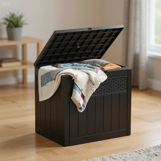 126L Waterproof Large Plastic Storage Box with a Padlock