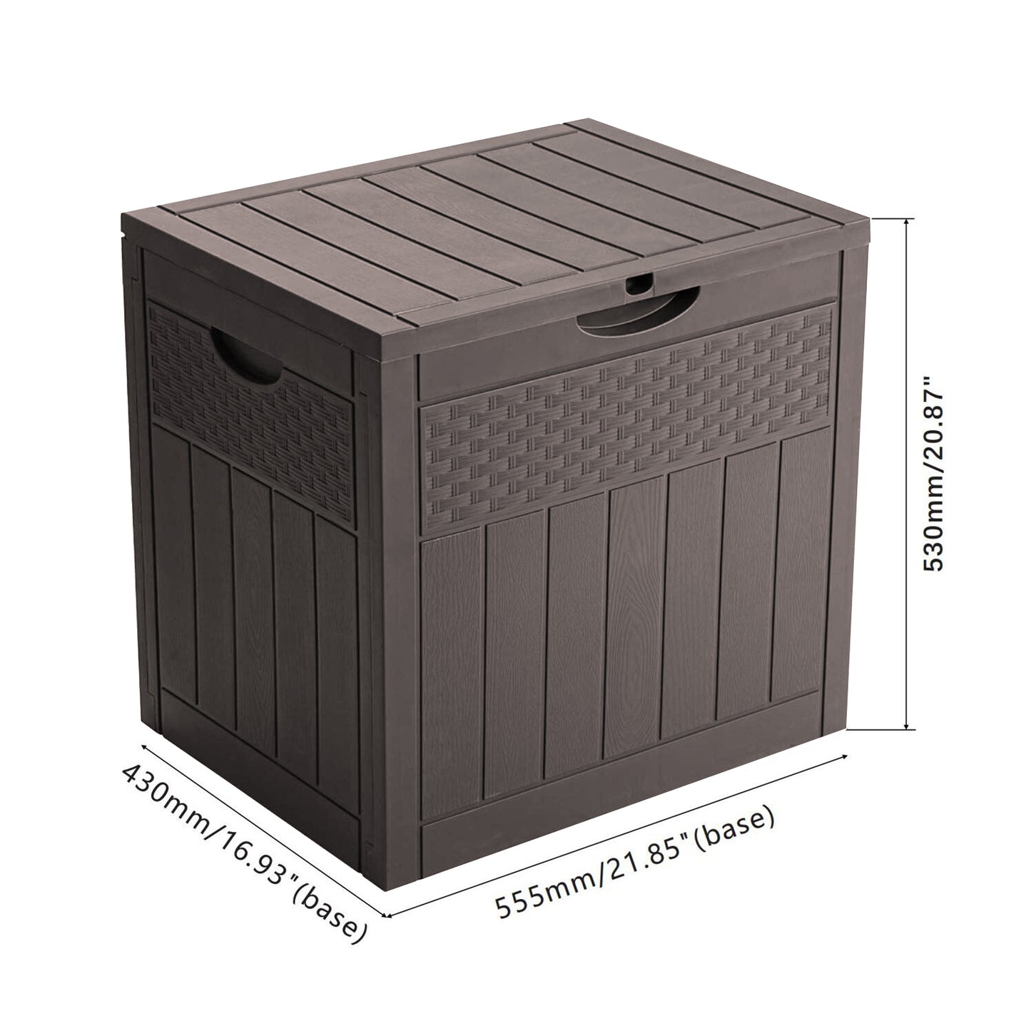 126L PP Garden Storage Box with Combination Padlock