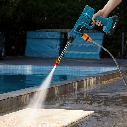 Electric Handheld Pressure Washer Cleaner with 2 Batteries