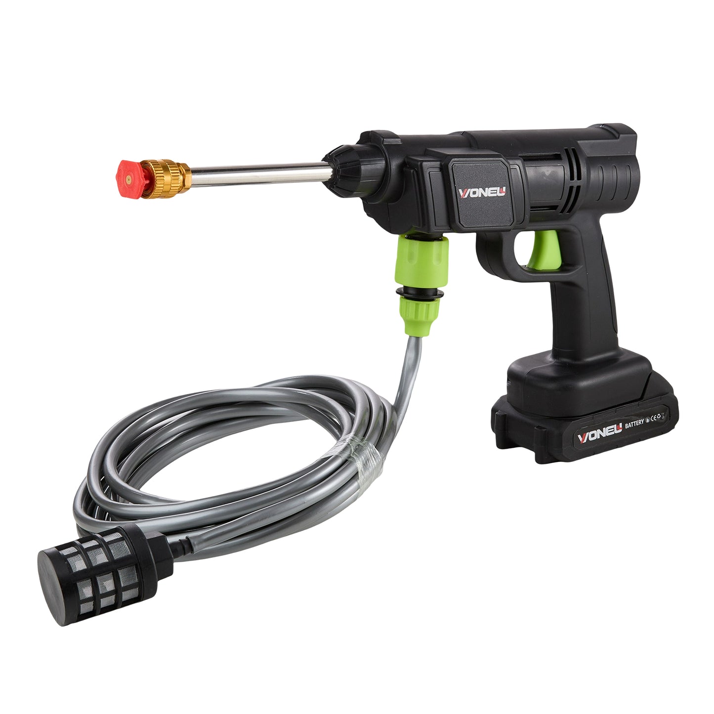 Electric Handheld Pressure Washer Cleaner with 2 Batteries