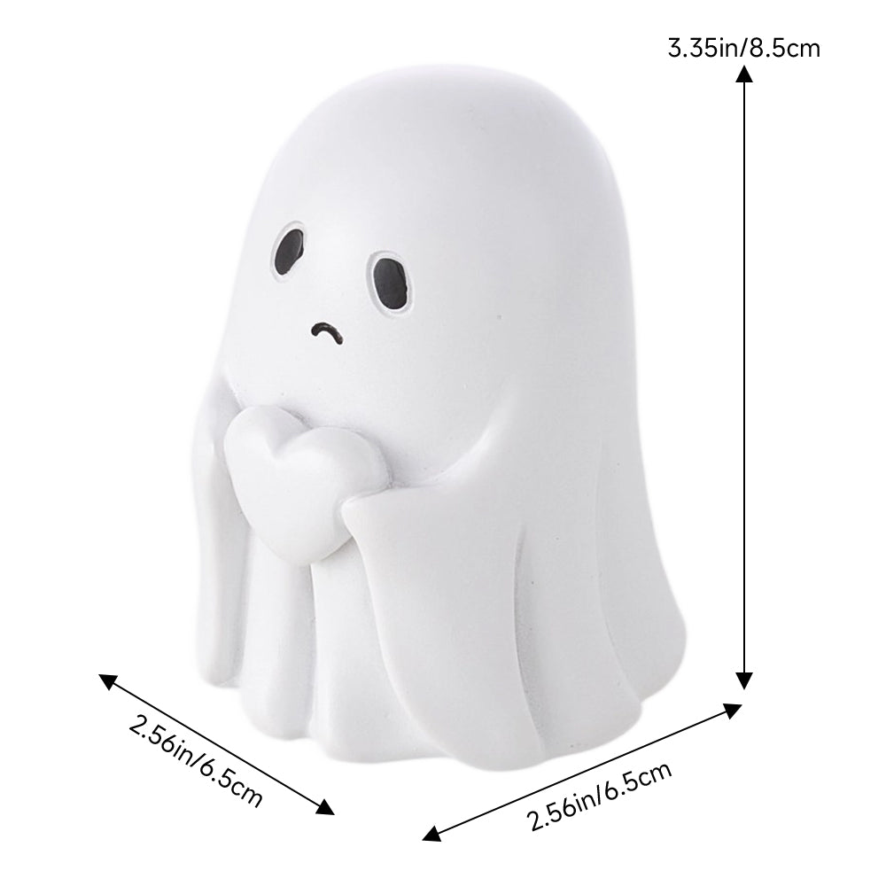 Cute Heart Holding Ghost for Halloween Home Decor