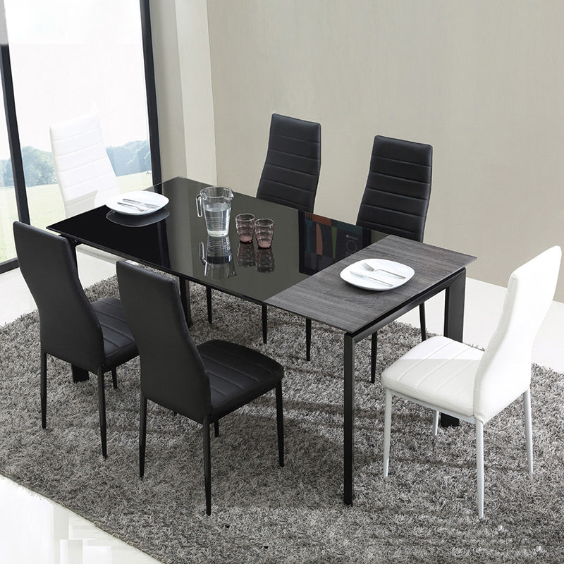 92cm Height Upholstered Leather Dining Chair Set of 6
