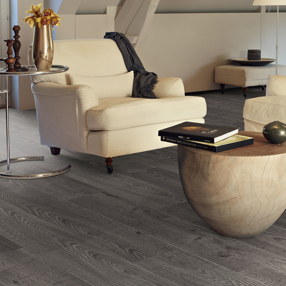 Rustic Lifelike Wood Grain Self-adhesive PVC Flooring