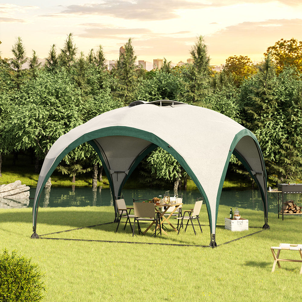 garden tent uk 3x3m Gray Outdoor Garden Waterproof Tent – Garden Sanctuary