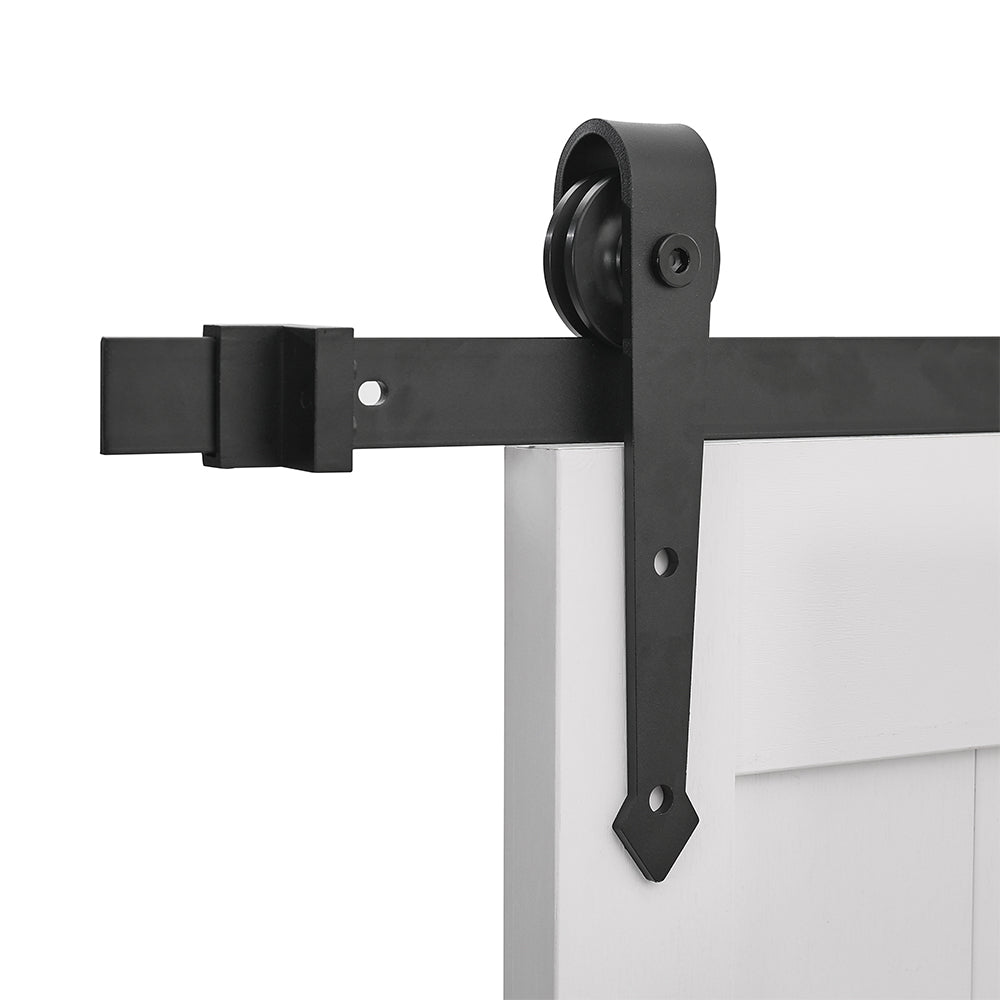 Rustic Arrow Shaped Barn Door Hardware Kit 6ft
