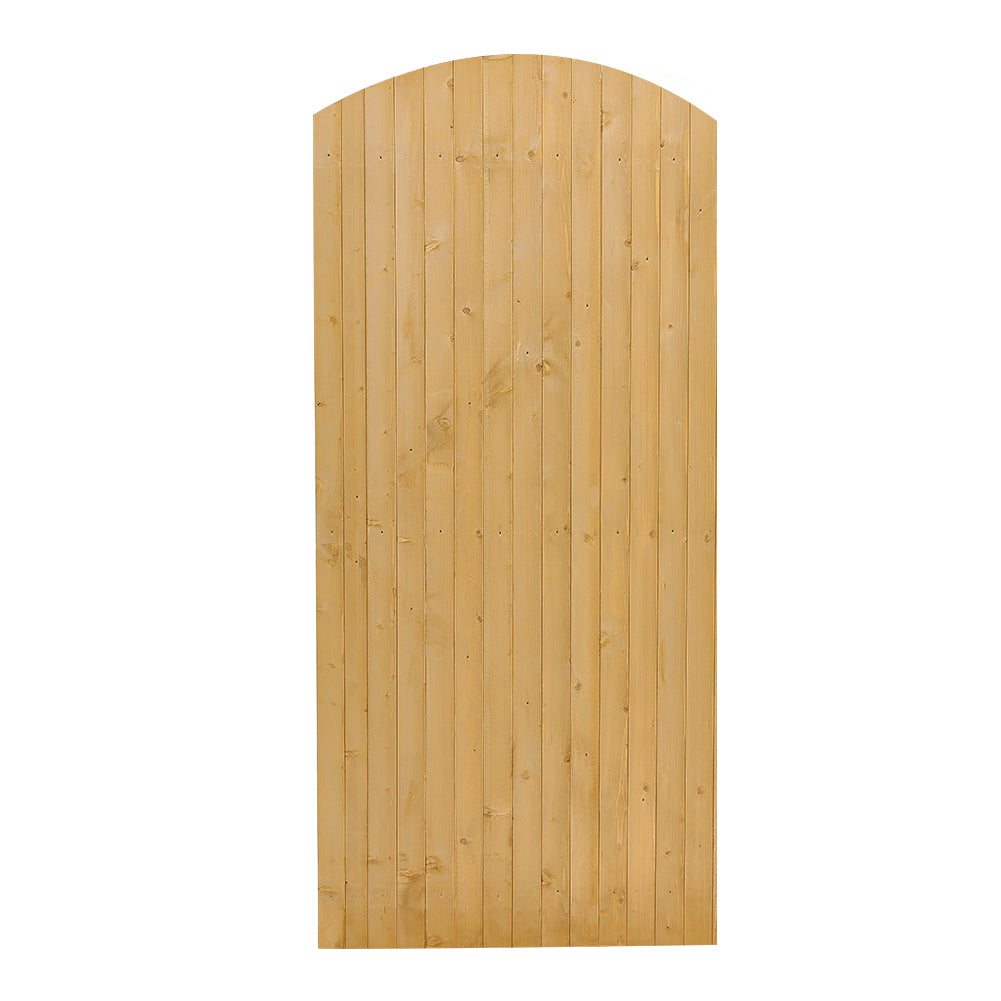 Semi Braced Arch Top Strong Wooden Garden Gate