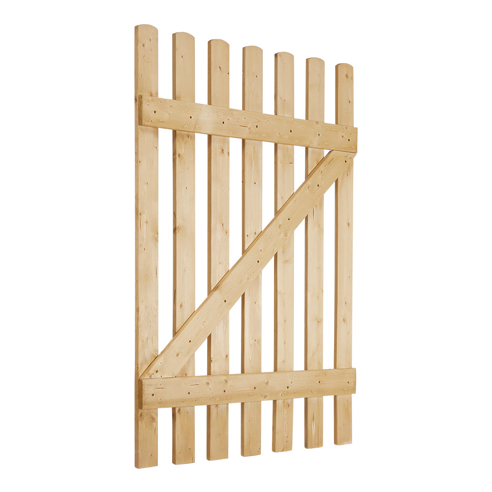 Garden Wood Fence Gate with Latch
