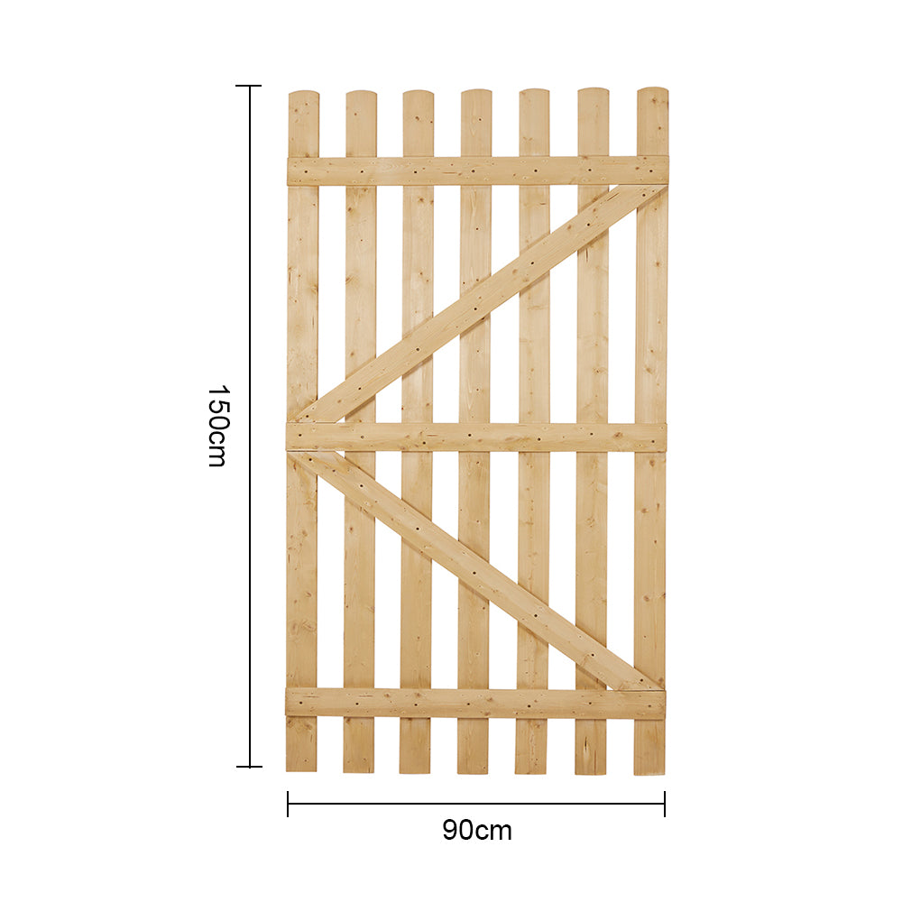 90CM Wide Wooden Garden Gate