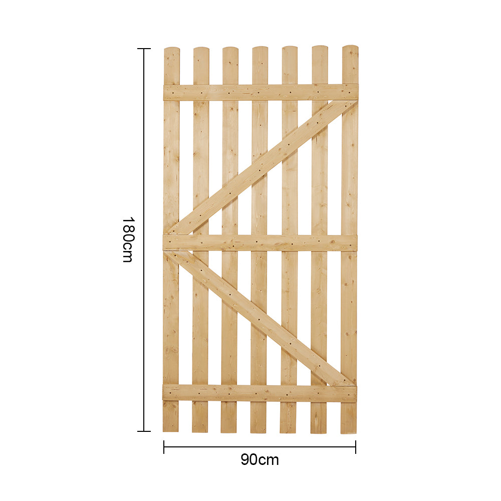 90CM Wide Wooden Garden Gate