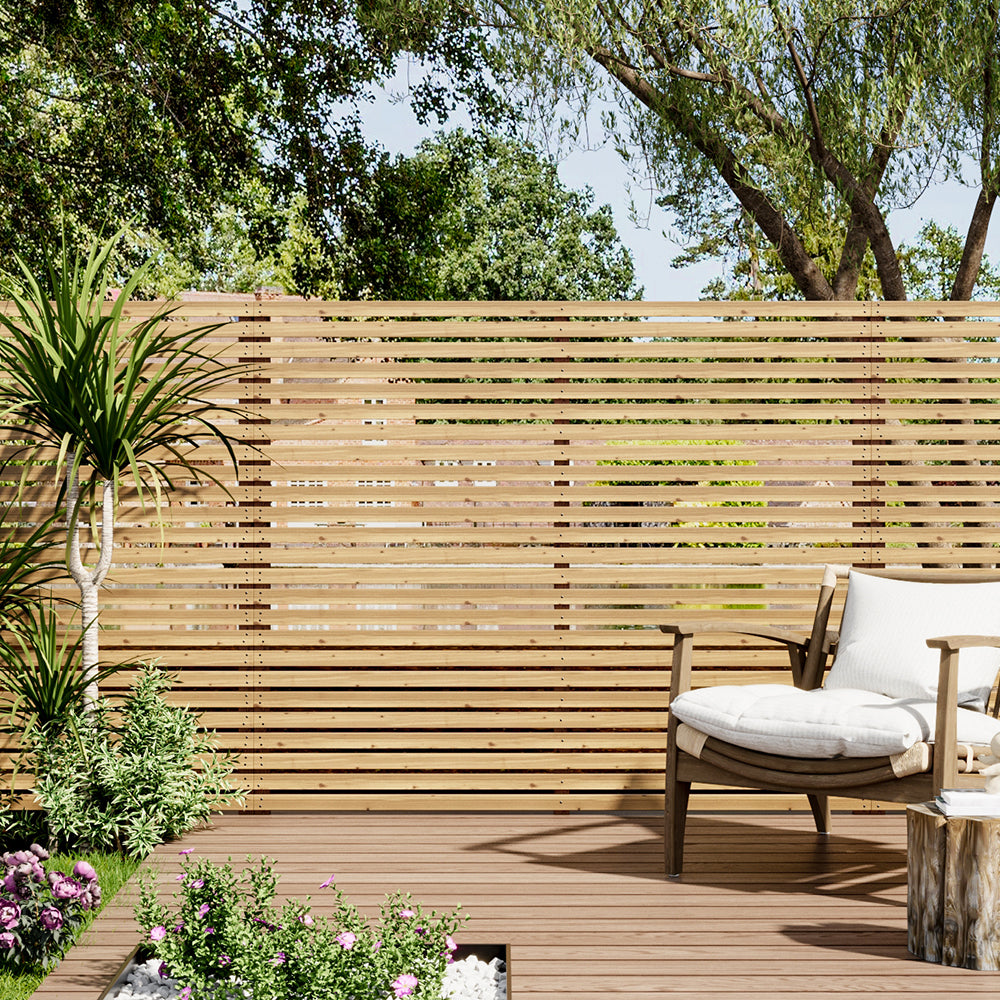 180CM Wide Pine Wood Garden Fence