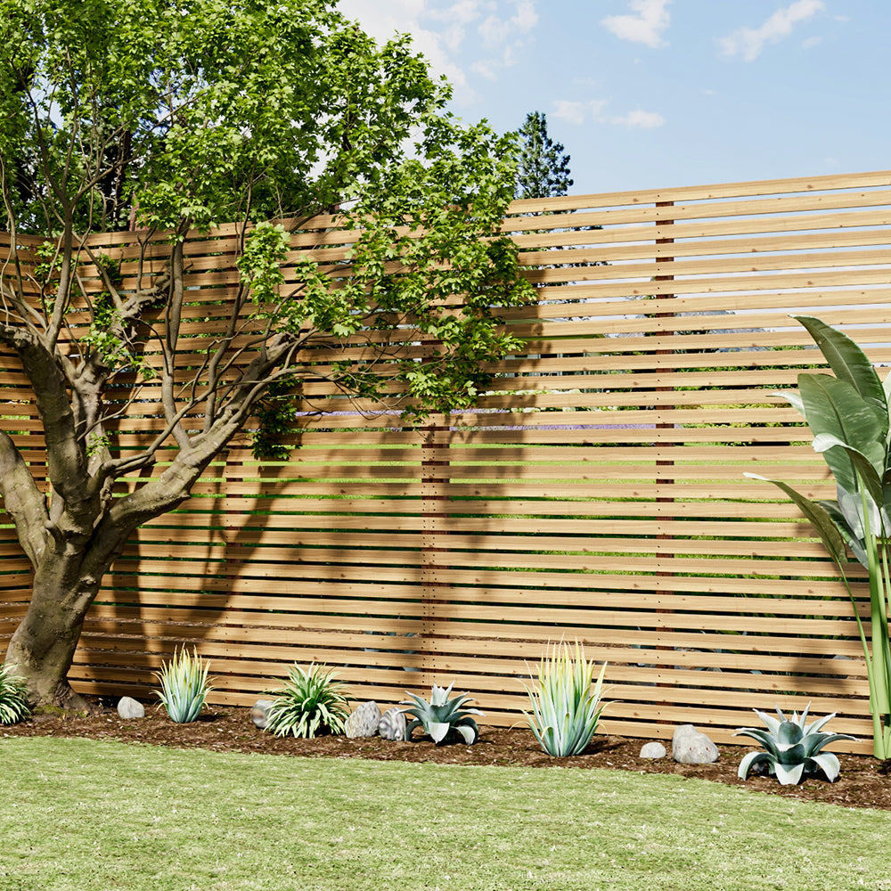 180CM Wide Pine Wood Garden Fence