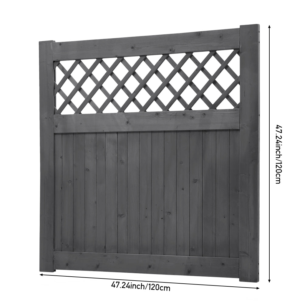 Rhombus Garden Wood Fence Gate