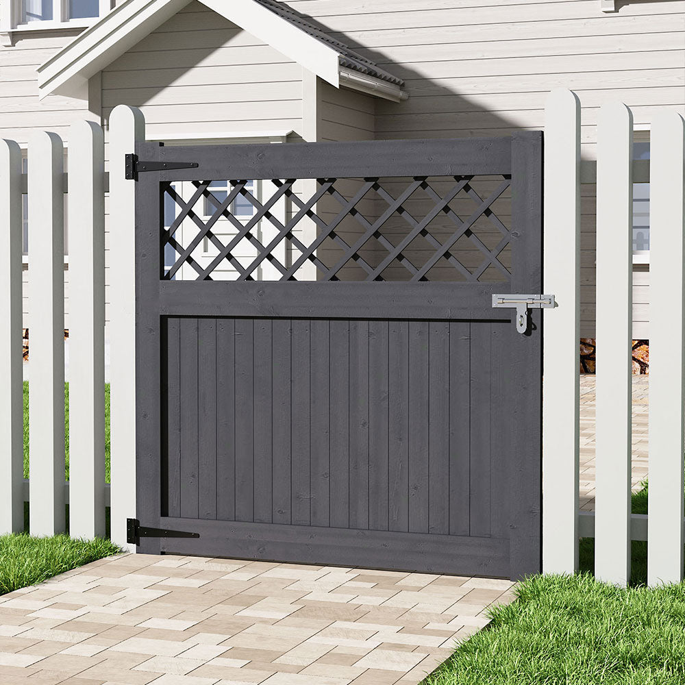 Rhombus Garden Wood Fence Gate