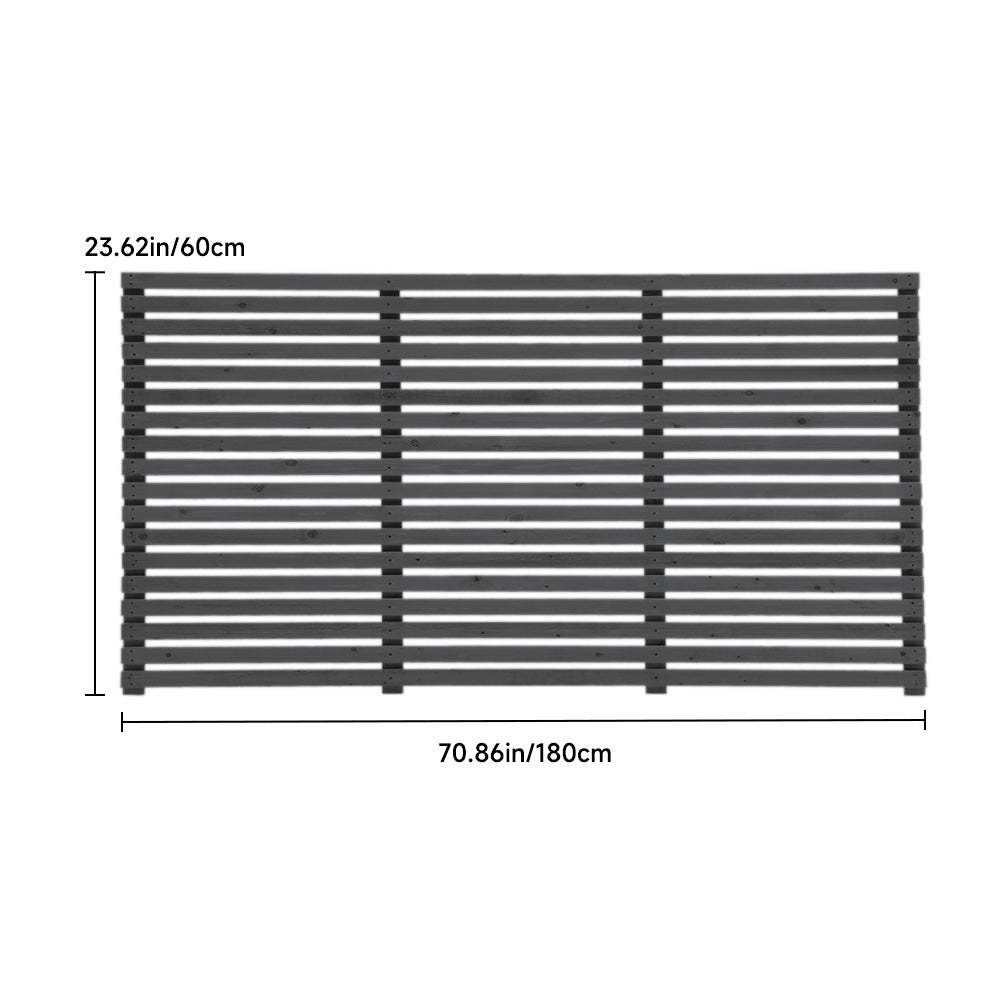 Wood Privacy Screen for Garden