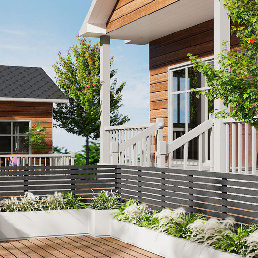 Wood Privacy Screen for Garden