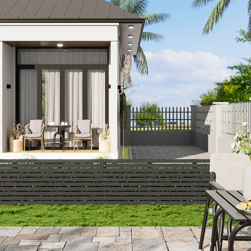 Wood Privacy Screen for Garden