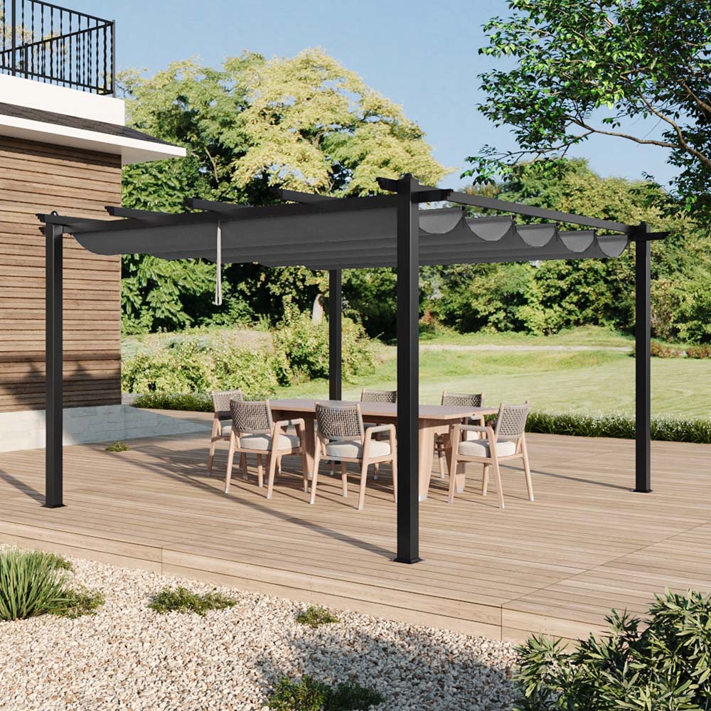 Adjustable Roof Aluminum Pergola
