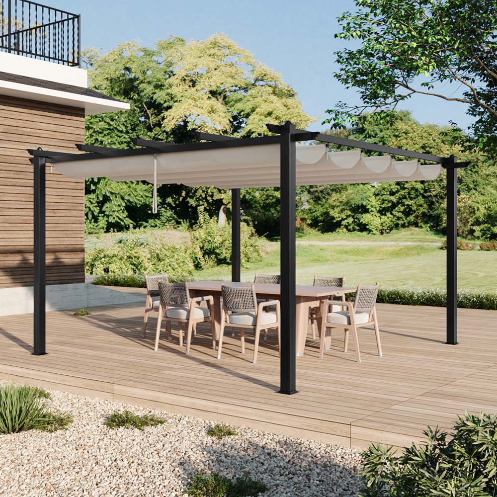 Adjustable Roof Aluminum Pergola