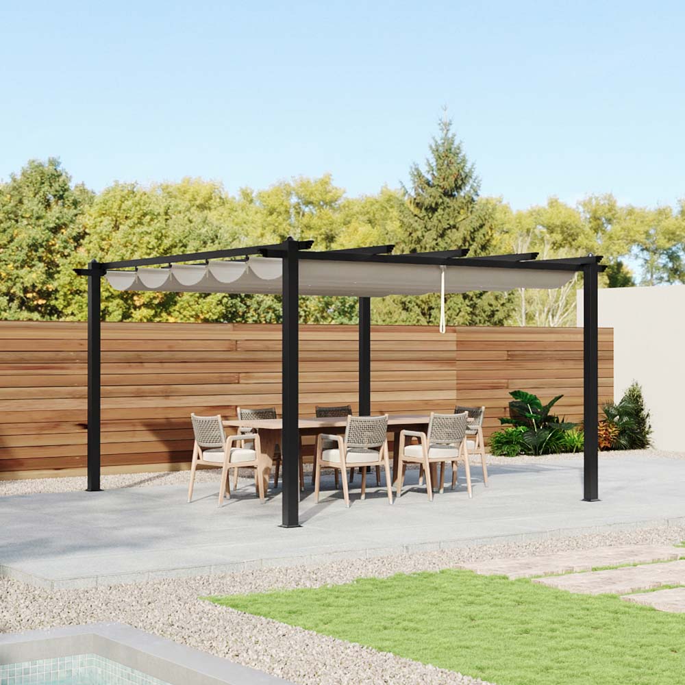 Adjustable Roof Aluminum Pergola