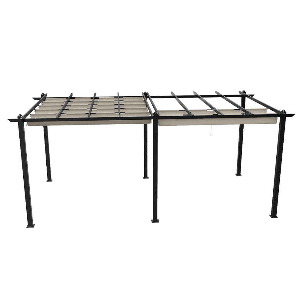 Aluminium Pergola with Retractable Roof