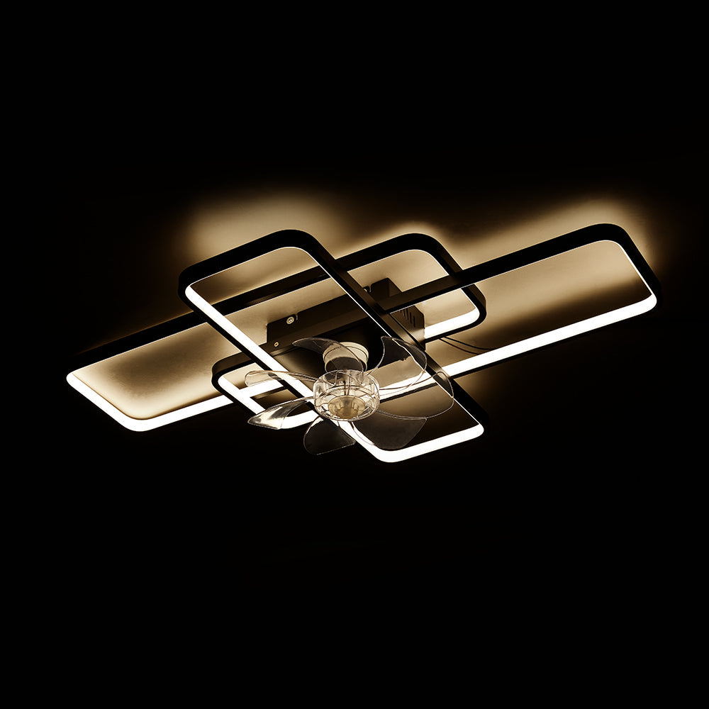 Dimmable LED Ceiling Fan Light with Remote