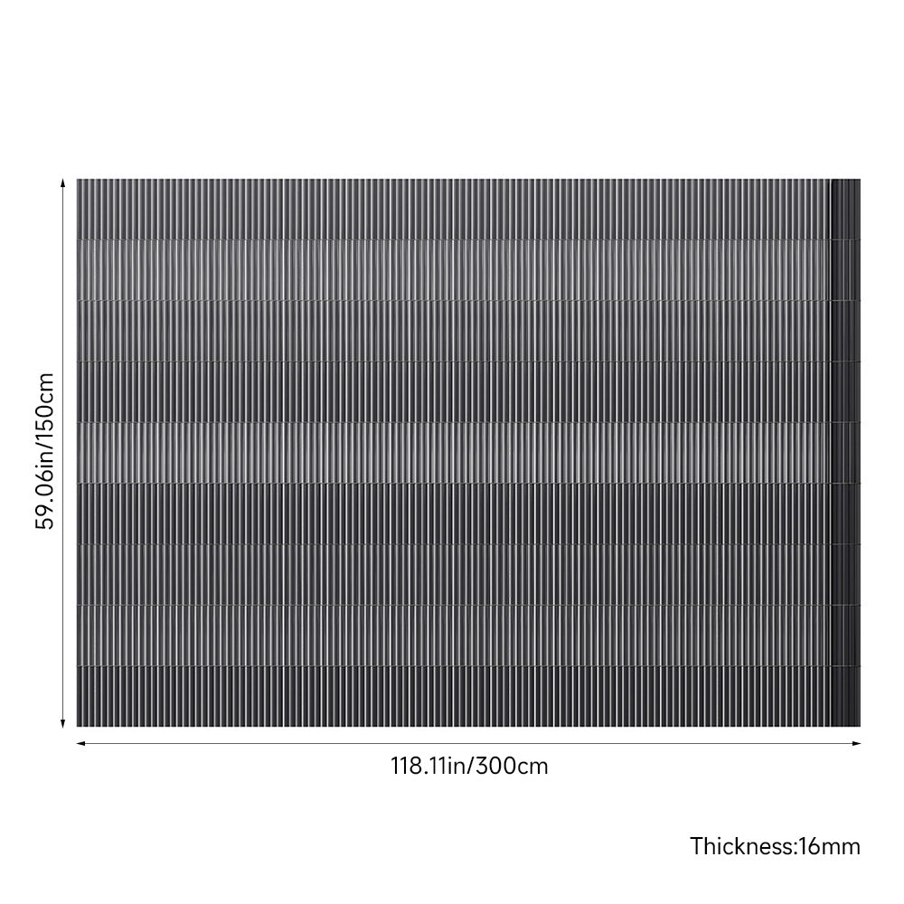 Windproof & Waterproof PVC Privacy Screening Fence