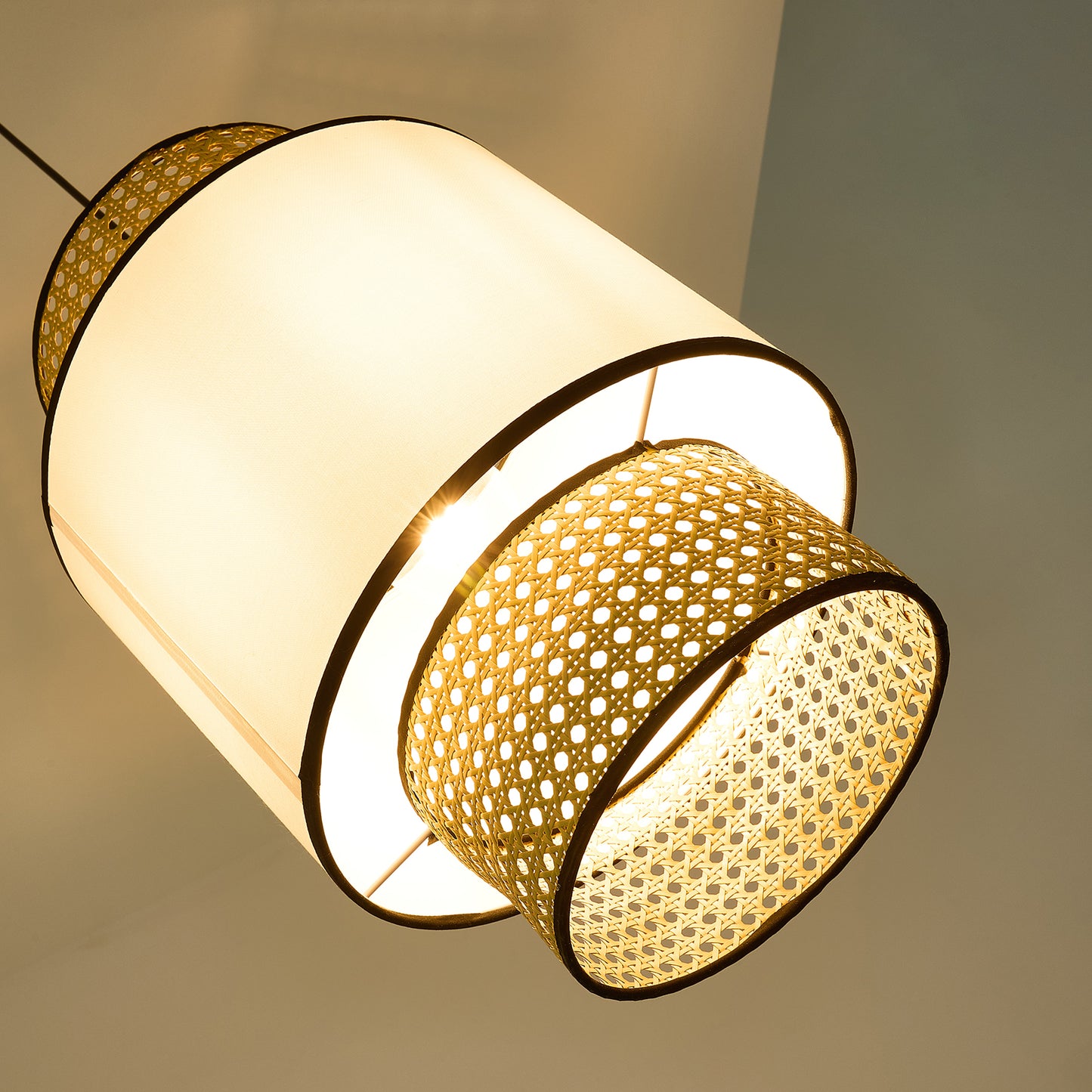 Artisanal Rattan Pendant Light
