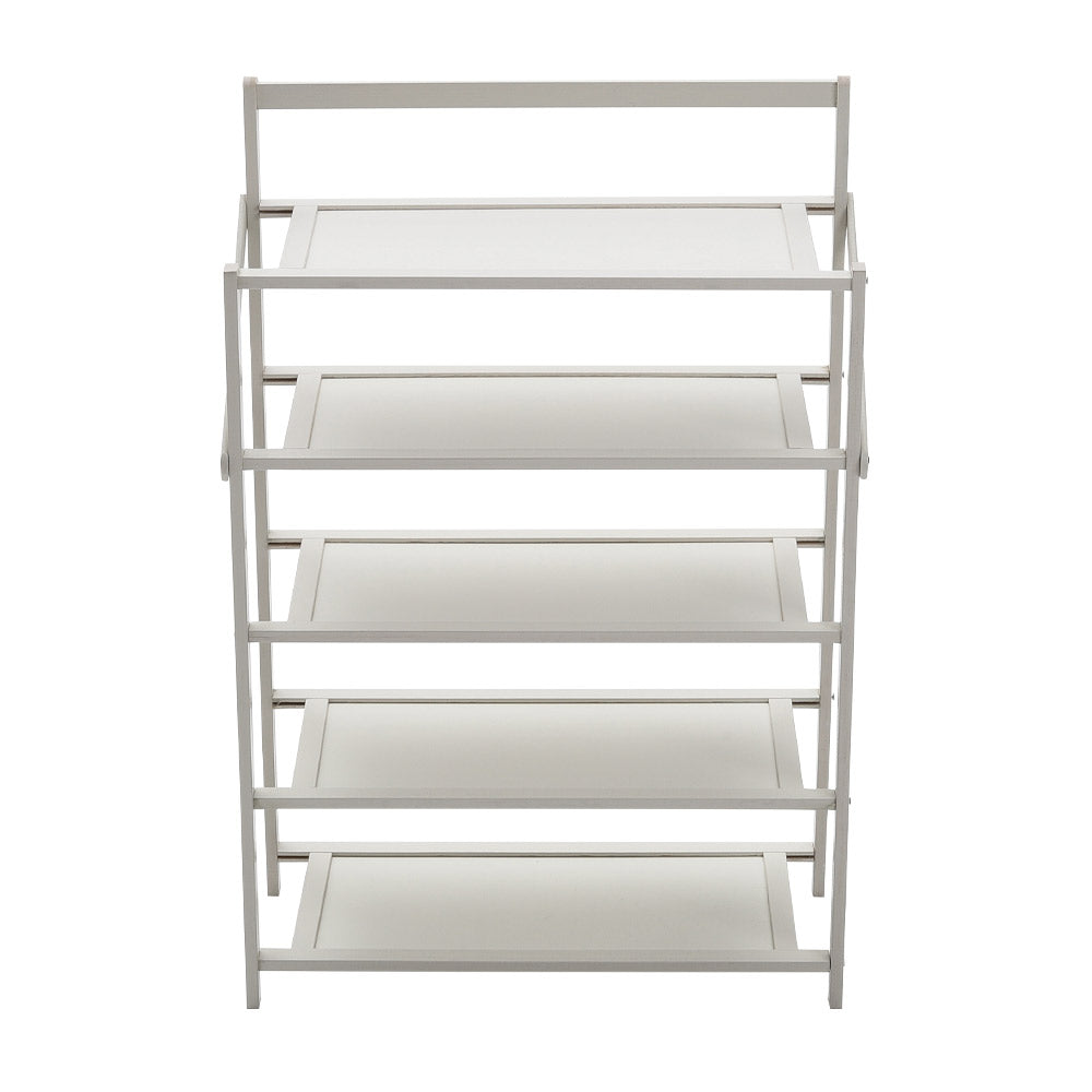 5/6-Tier Foldable Bamboo Shoe Rack