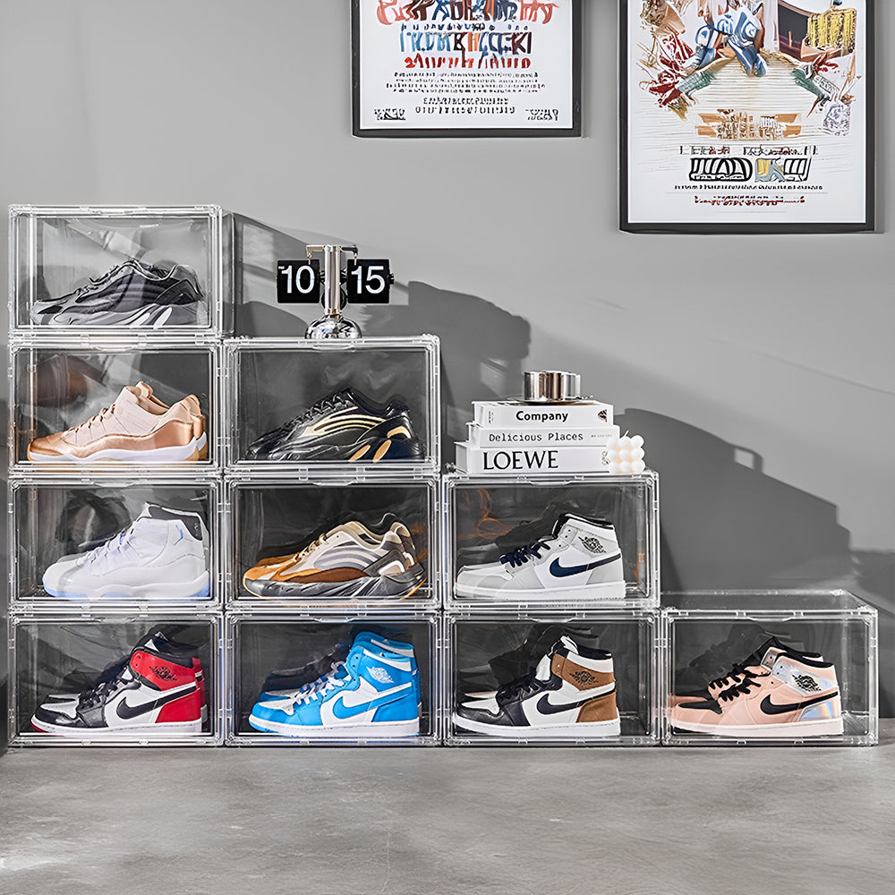 Transparent Shoe Storage Box Dispaly Case