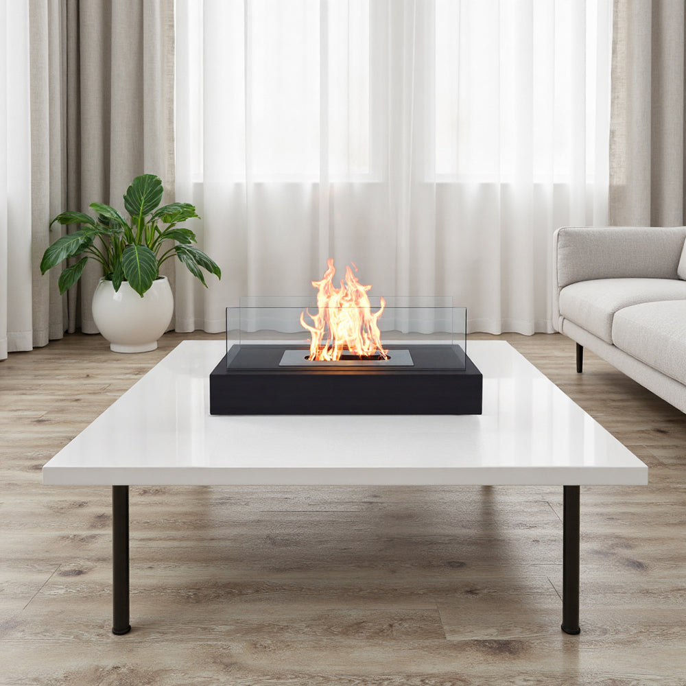 Tabletop Rectangular Smokeless Ethanol Fireplace