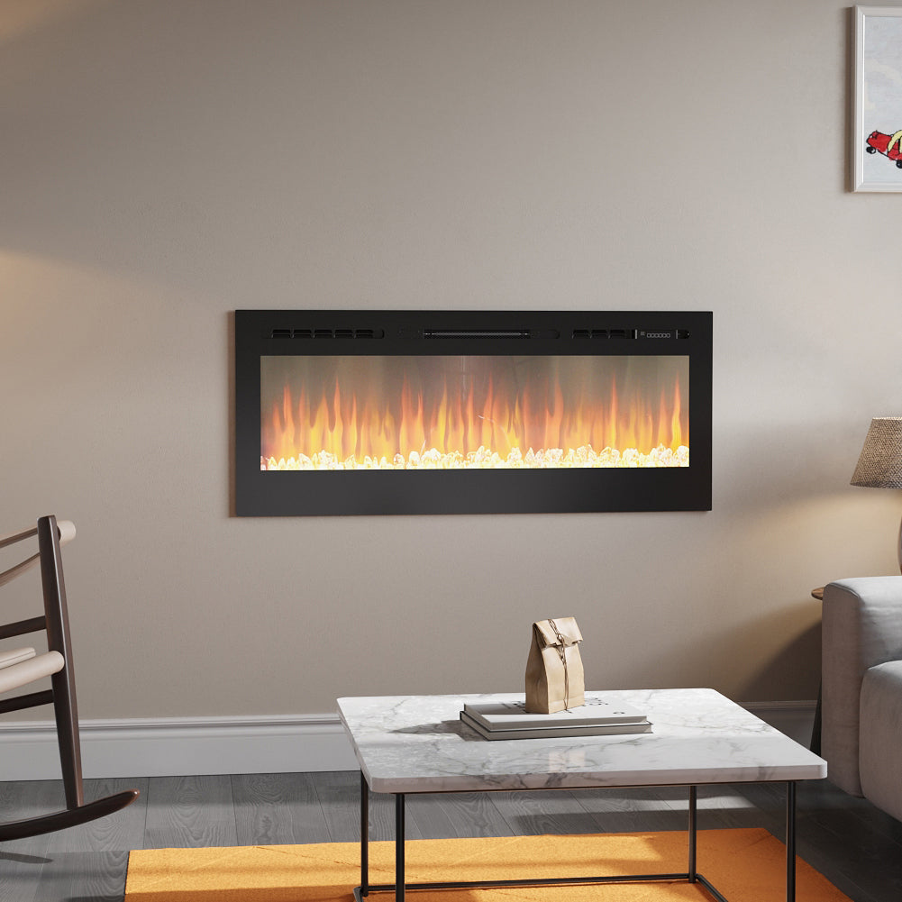 Realistic Fire In A Safe and Environmentally Fireplace