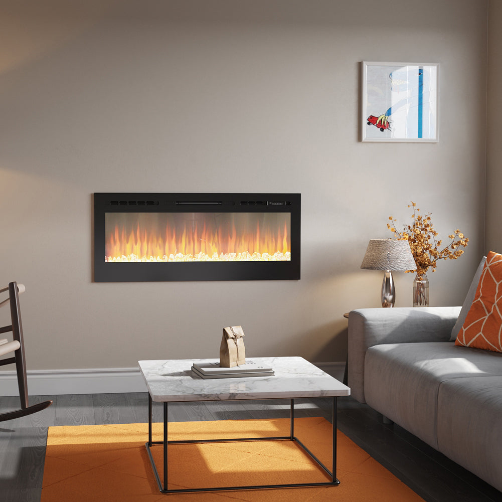Realistic Fire In A Safe and Environmentally Fireplace