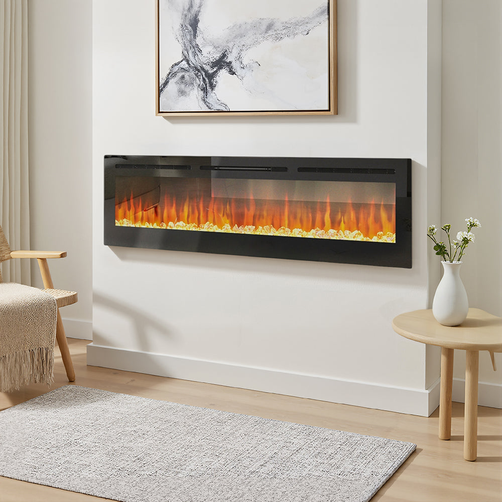Realistic Fire In A Safe and Environmentally Fireplace